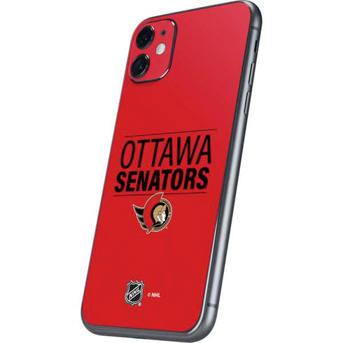 NHL Ottawa Senators Lineup iPhone 11 Skin